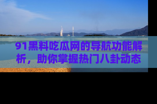 91黑料吃瓜网的导航功能解析,助你掌握热门八卦动态
