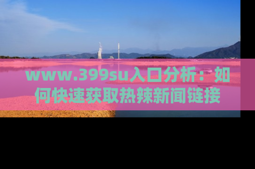www.399su入口分析：如何快速获取热辣新闻链接