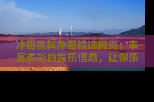 冲哥黑料冲哥精选网页：丰富多彩的娱乐信息，让你乐不停息