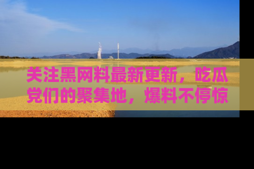 关注黑网料最新更新，吃瓜党们的聚集地，爆料不停惊喜连连！