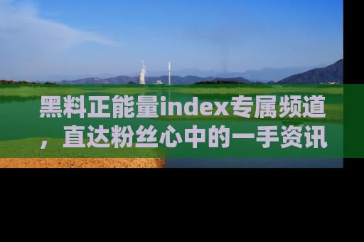 黑料正能量index专属频道，直达粉丝心中的一手资讯！