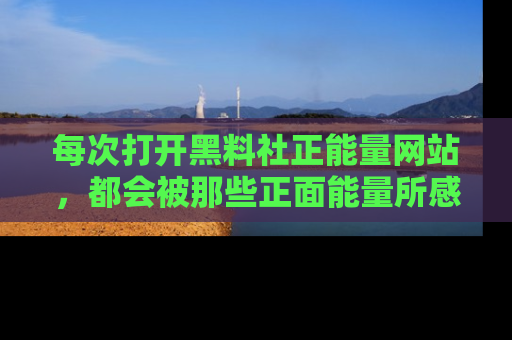 每次打开黑料社正能量网站，都会被那些正面能量所感染，一起加入不打烊的快乐吧！