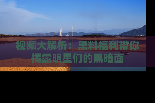 视频大解析：黑料福利带你揭露明星们的黑暗面