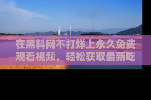 在黑料网不打烊上永久免费观看视频,轻松获取最新吃瓜资讯!