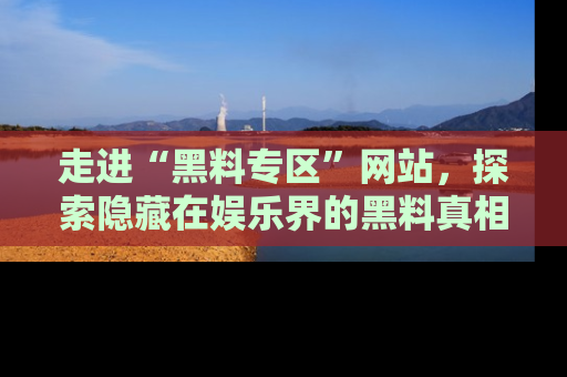 走进“黑料专区”网站,探索隐藏在娱乐界的黑料真相